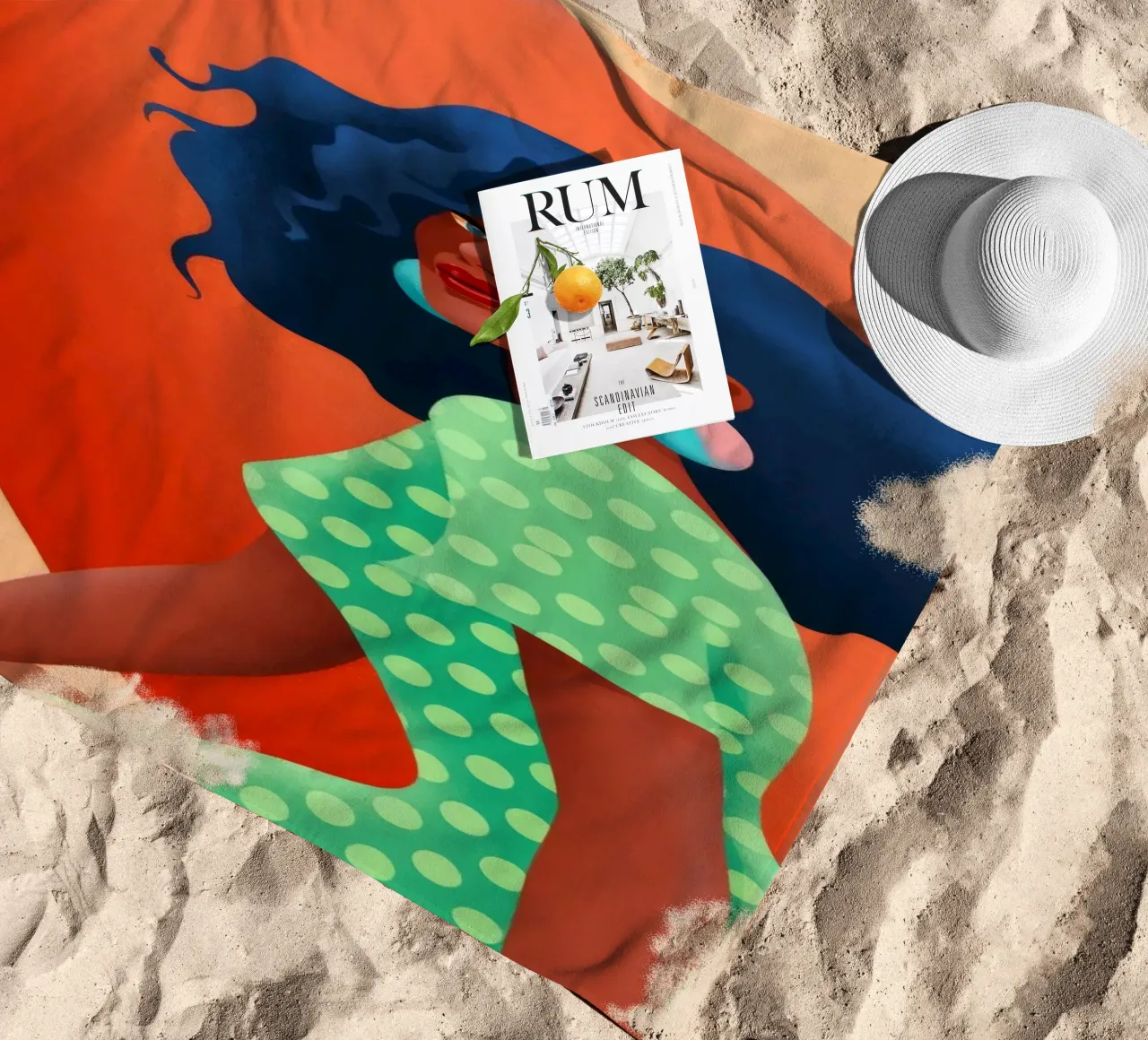 Radiosità tropicale telo mare da Silent Hue