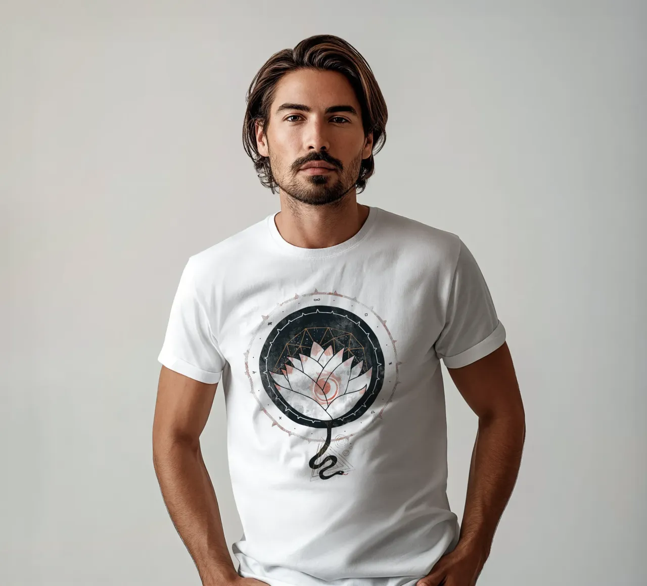 Lotus T-Shirt von againstbound
