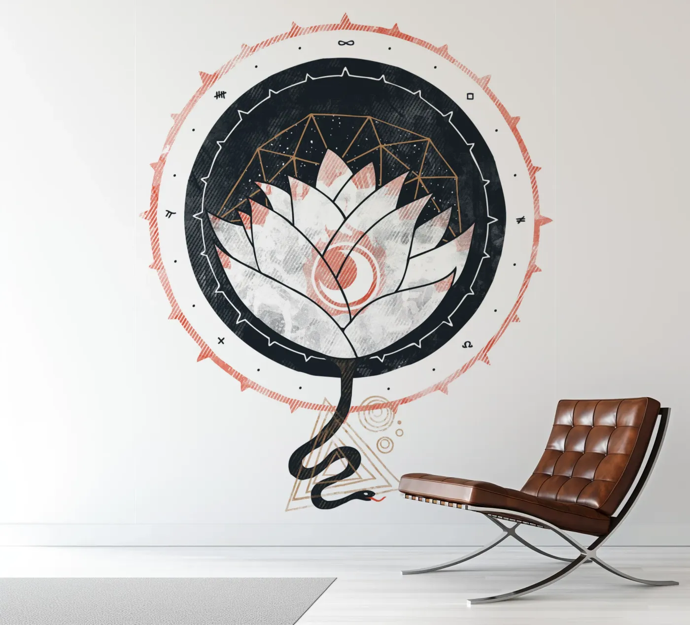 Lotus fotobehang van againstbound