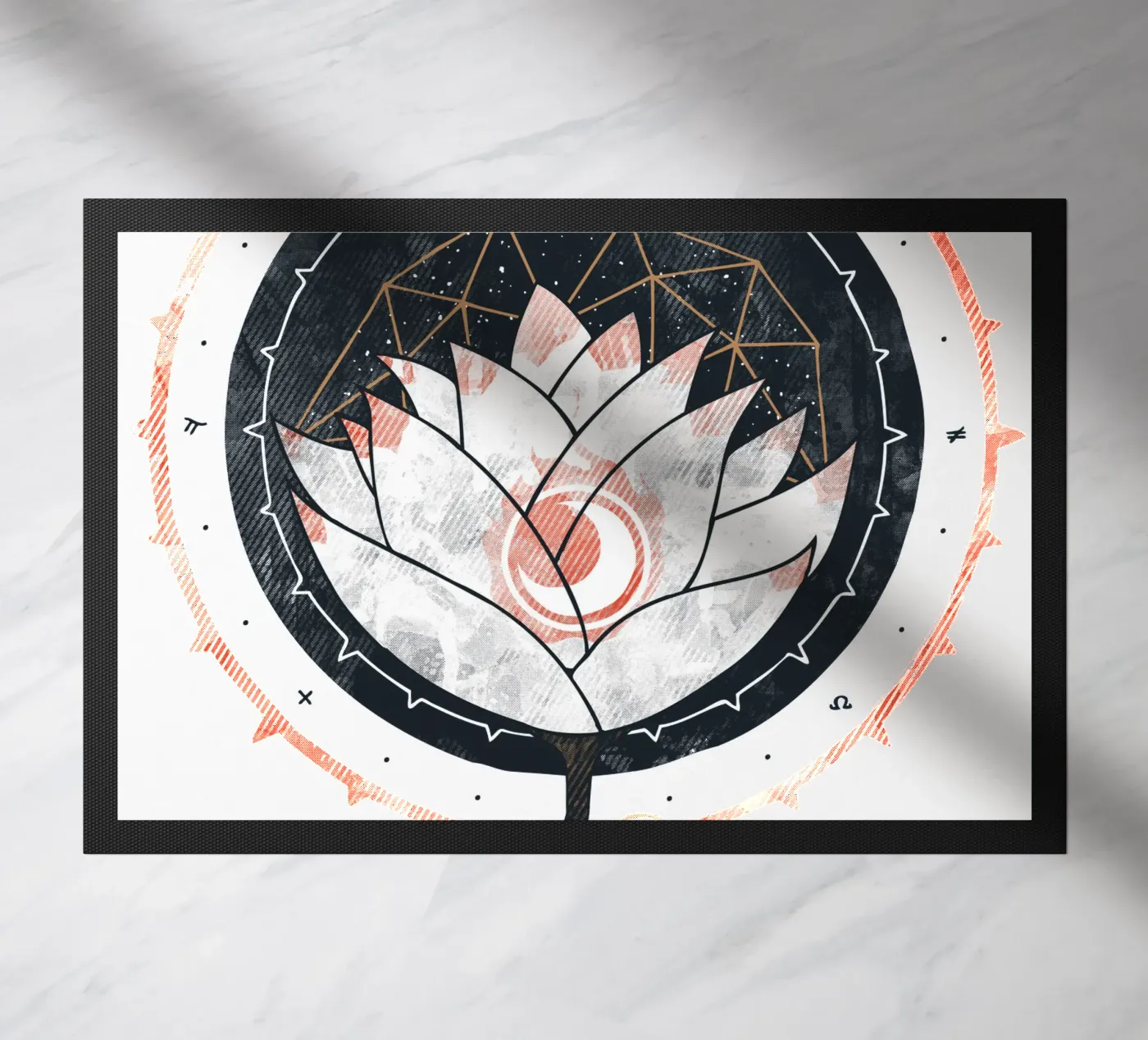 Lotus Fußmatte von againstbound