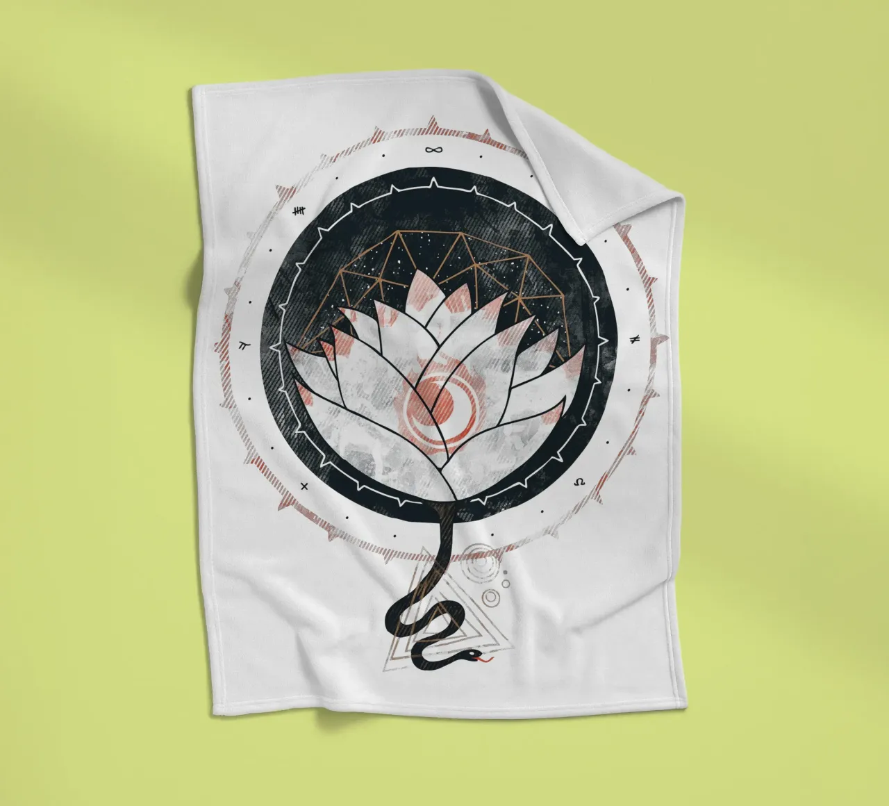 Lotus Fleecedecke von againstbound