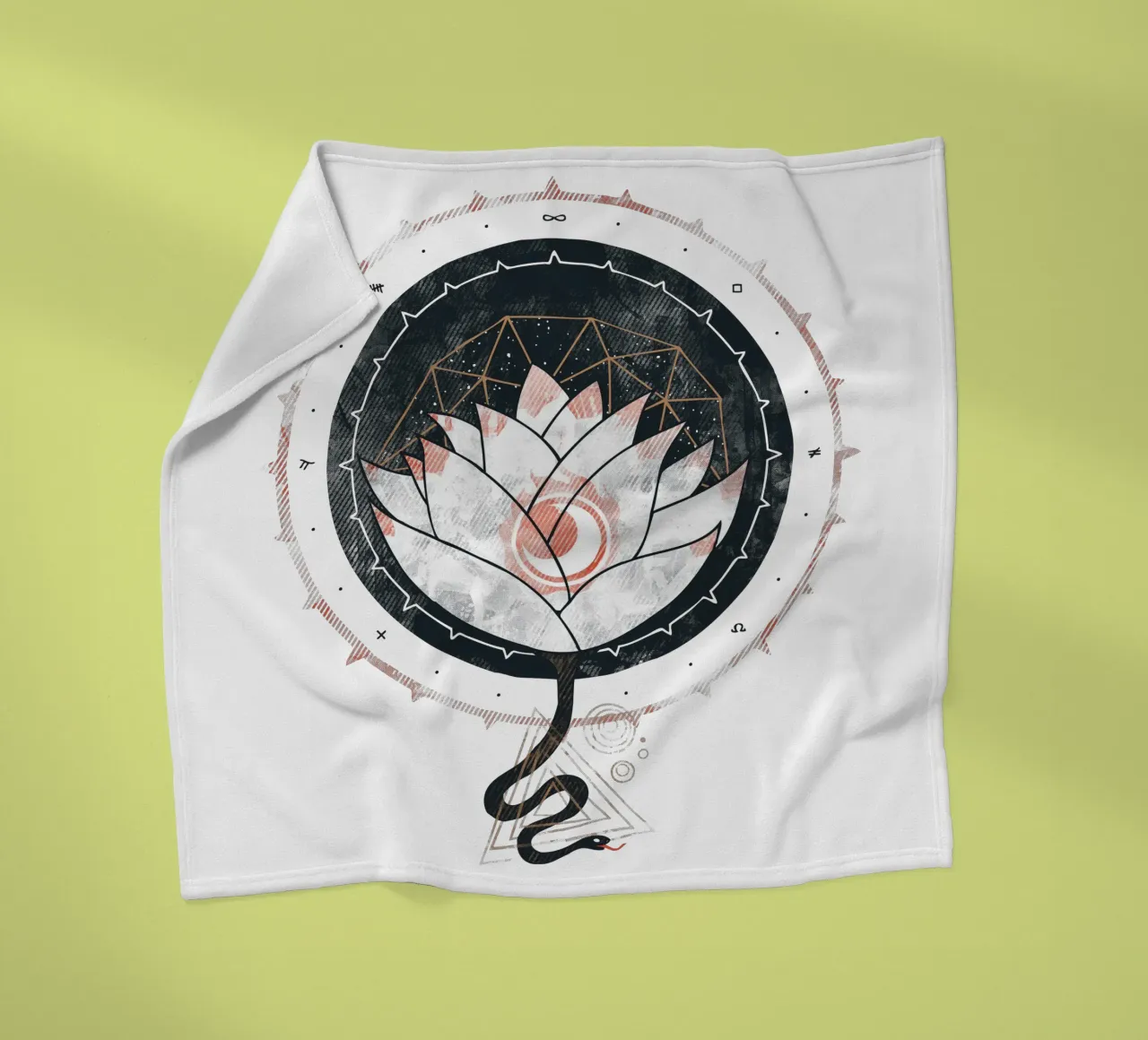 Lotus Fleecedecke von againstbound