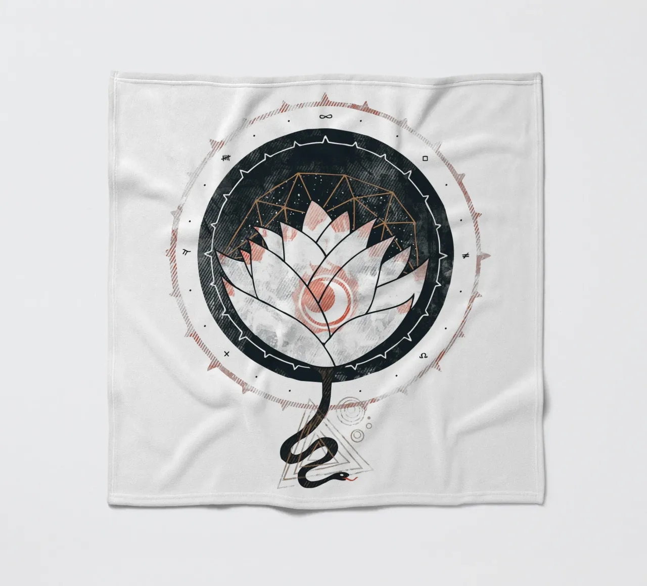 Lotus Fleecedecke von againstbound