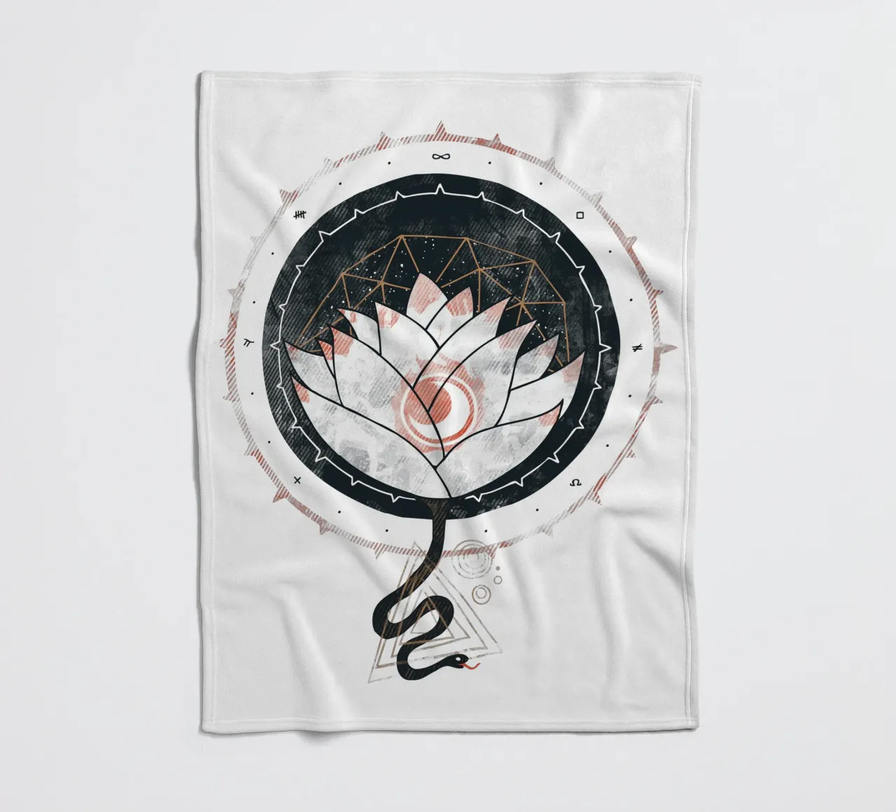 Lotus Fleecedecke von againstbound