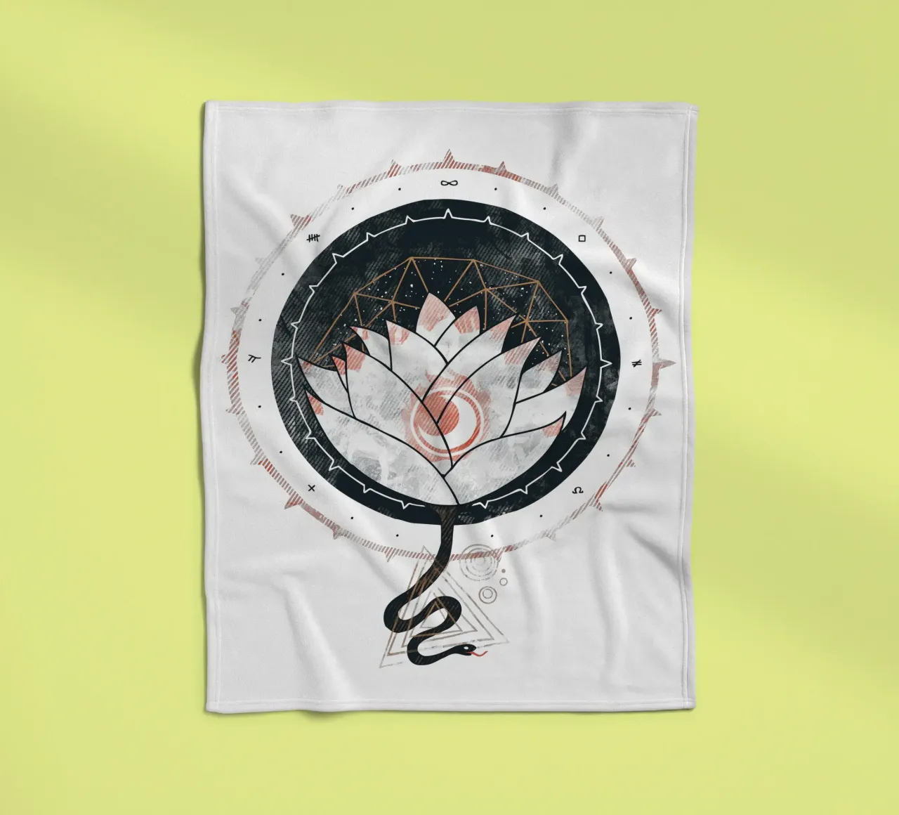 Lotus Fleecedecke von againstbound