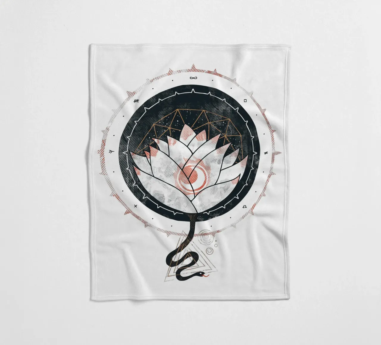 Lotus Fleecedecke von againstbound