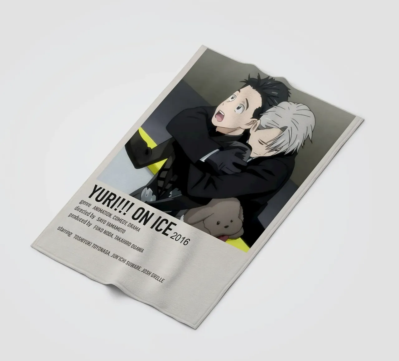 YURI!!! ON ICE 2016 fleece blanket by Totoya