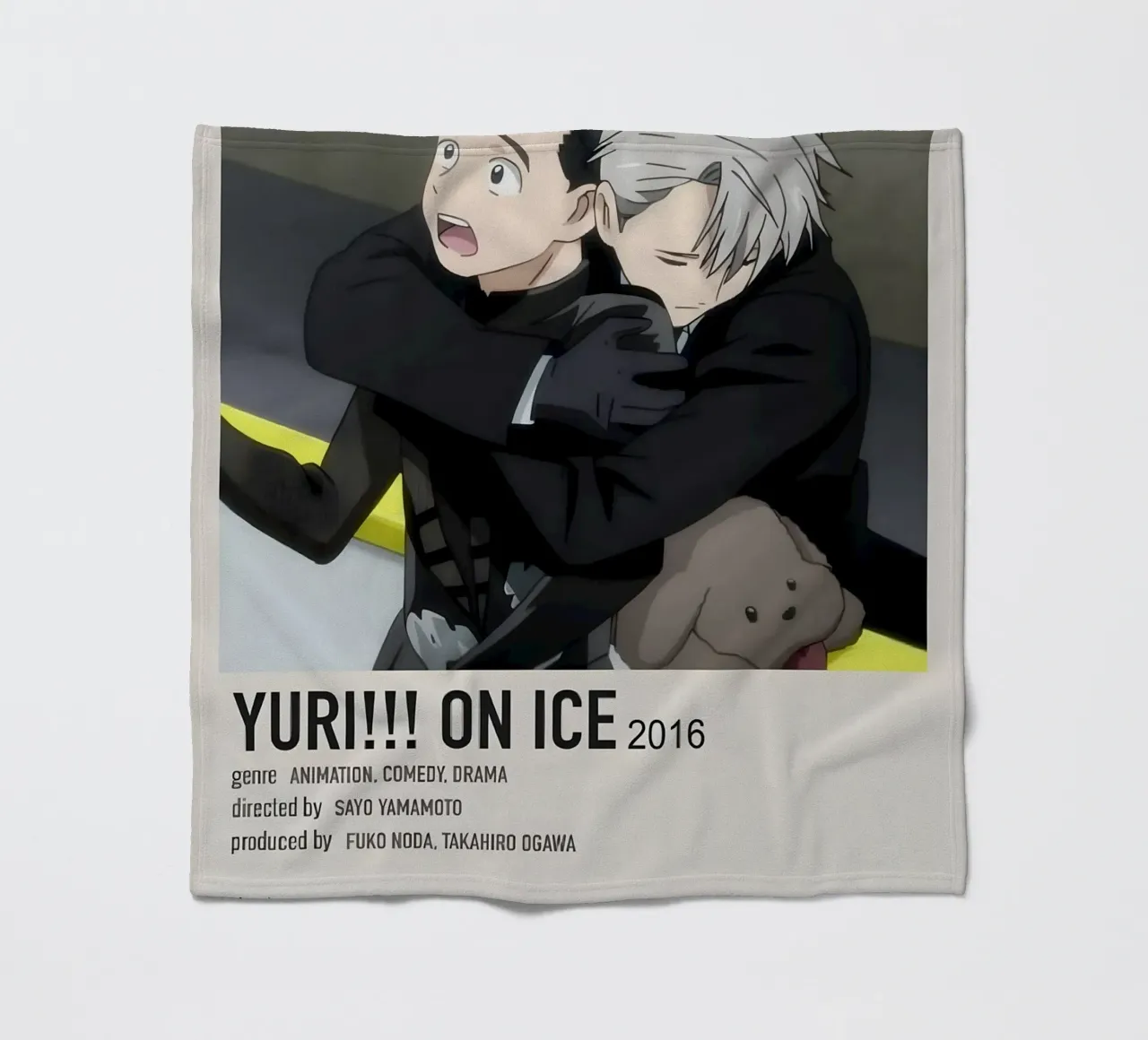 YURI!!! ON ICE 2016 fleece blanket by Totoya