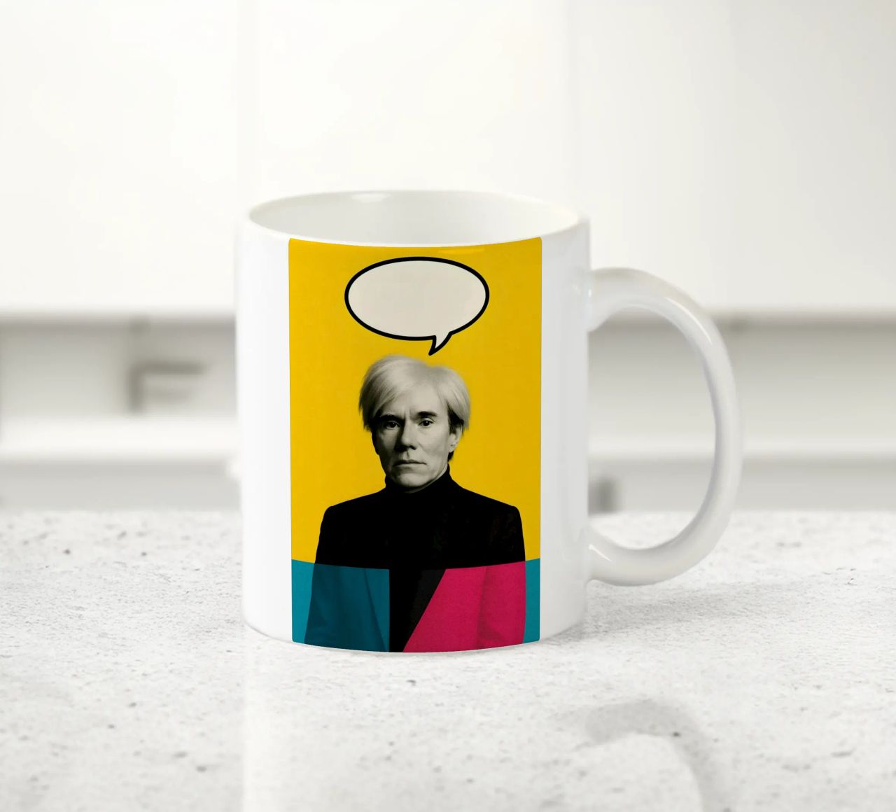 Pop God – Empty Speech Edition Keramik Tasse von CNTRL