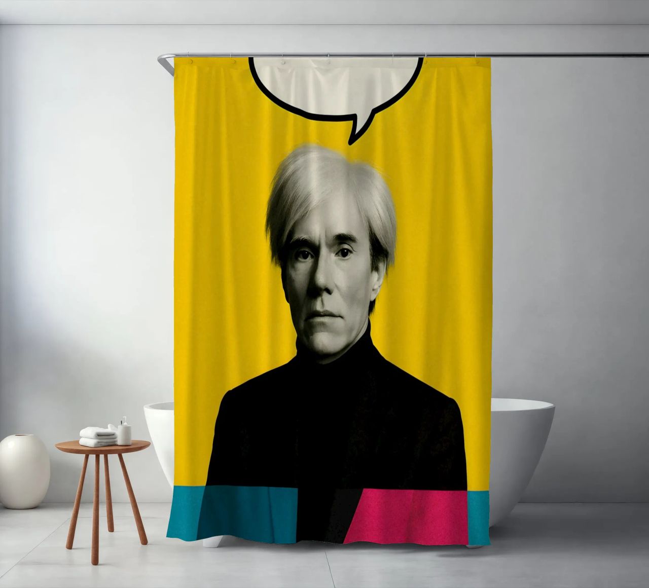 Pop God – Empty Speech Edition Duschvorhang von CNTRL