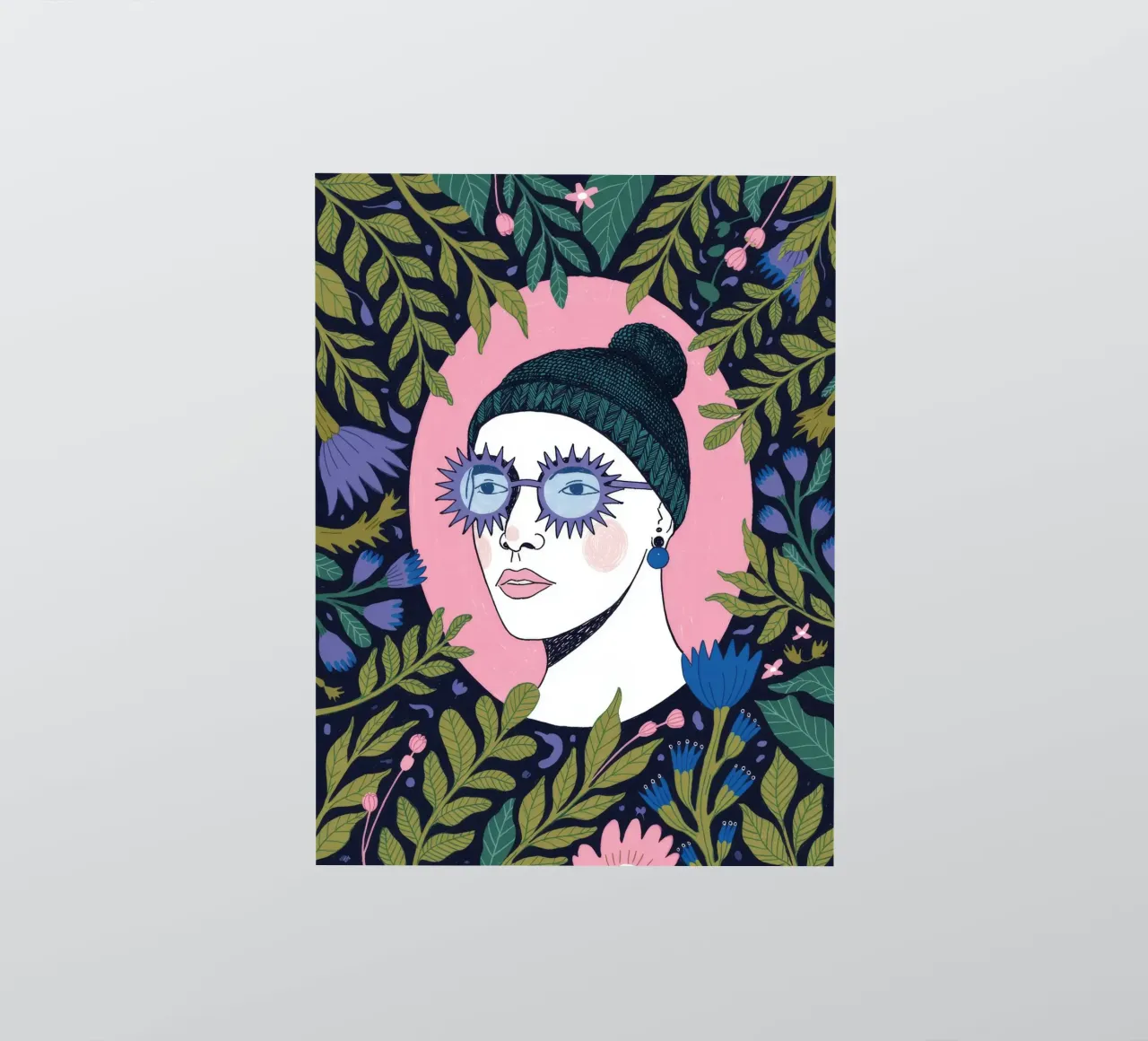 Blumig Mystisch Sticker von Silent Hue