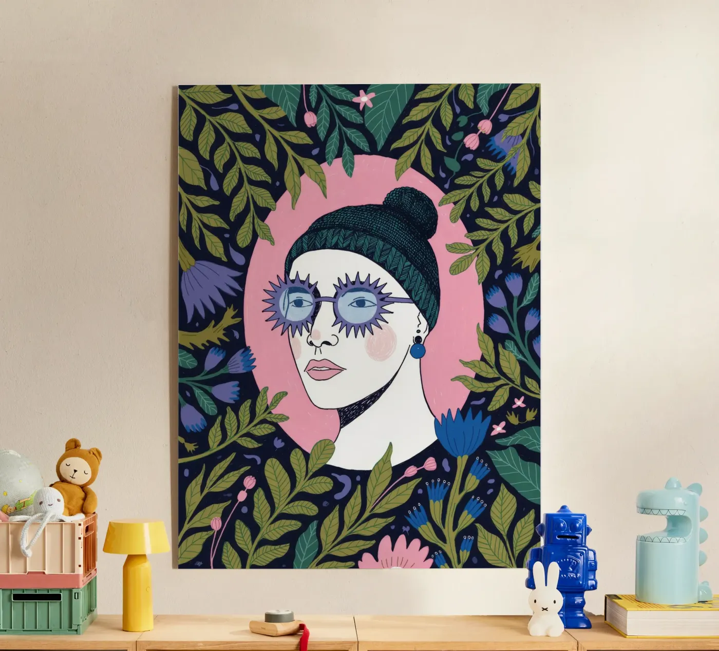 Floral Mystique acrylic glass by Silent Hue