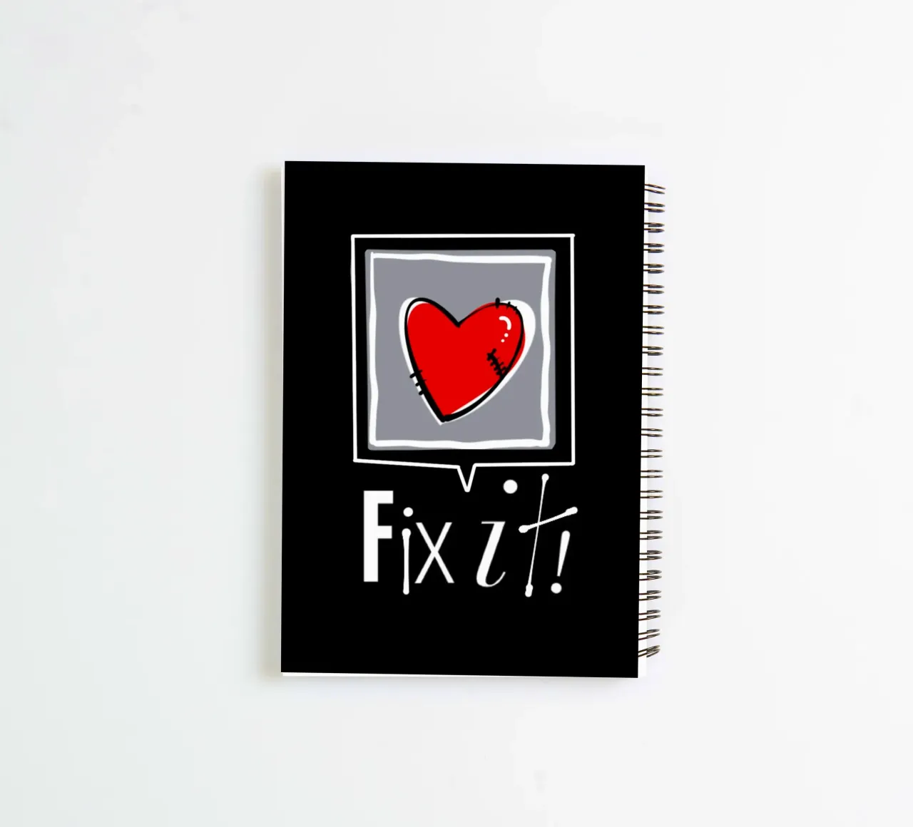 Fix It! spiral notebook by Noisebones