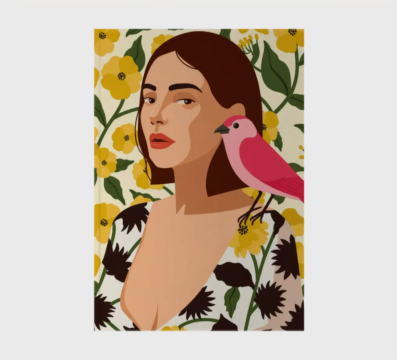 Bird and Bloom Harmony notebook by Silent Hue