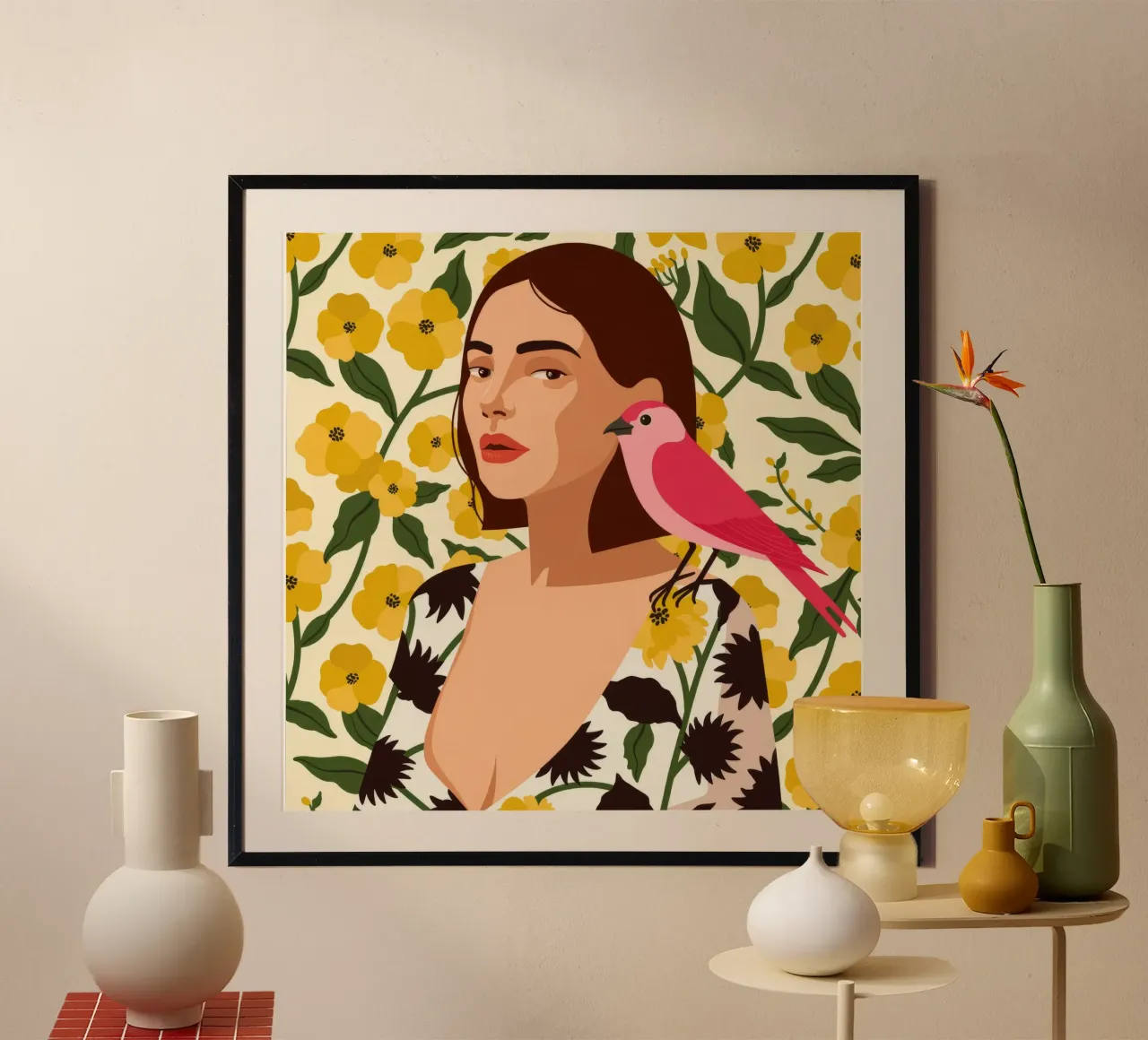 Bird and Bloom Harmony hahnemühle by Silent Hue