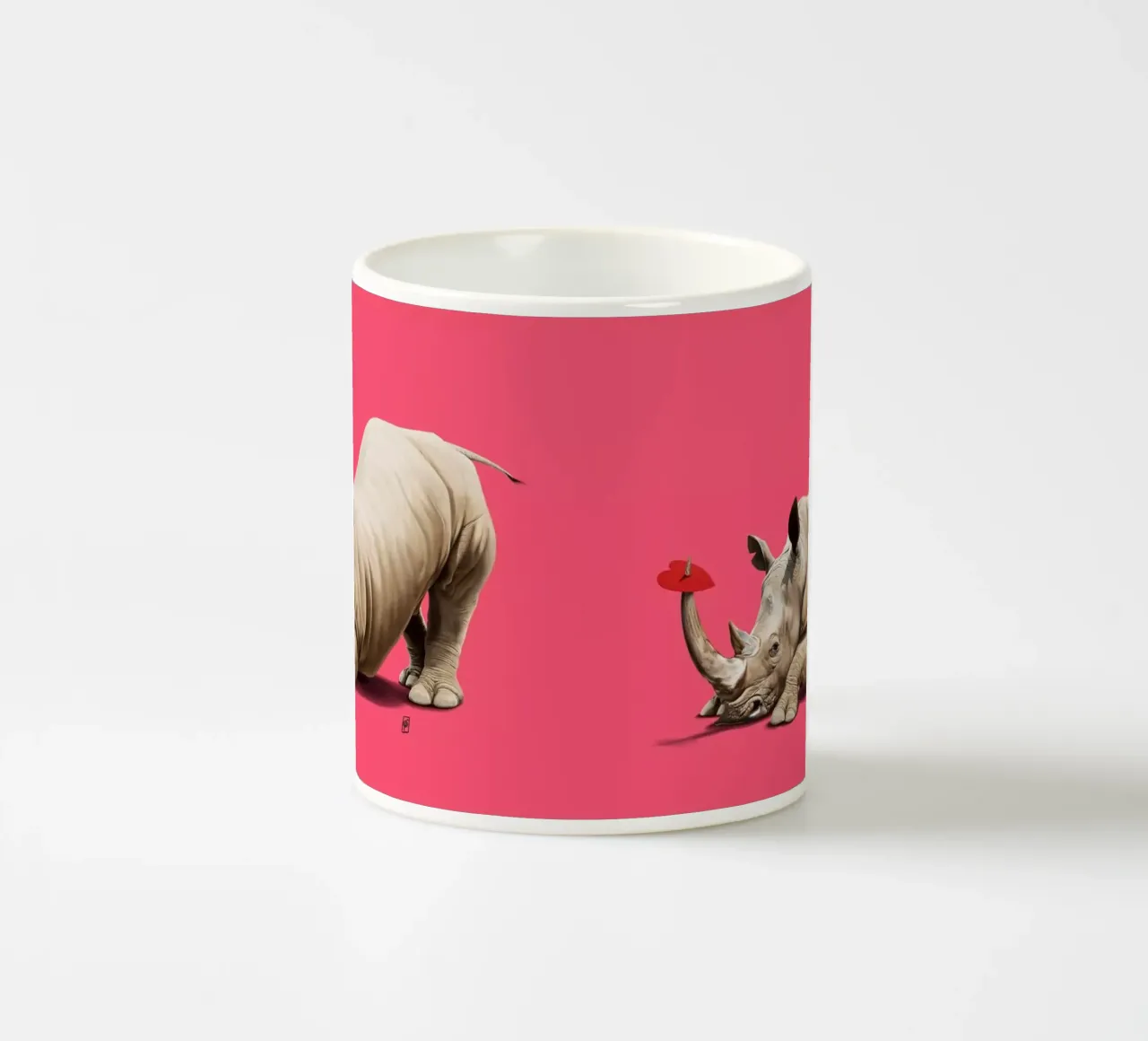 Horny (Colour) tazza in ceramica da Rob Art | Illustration