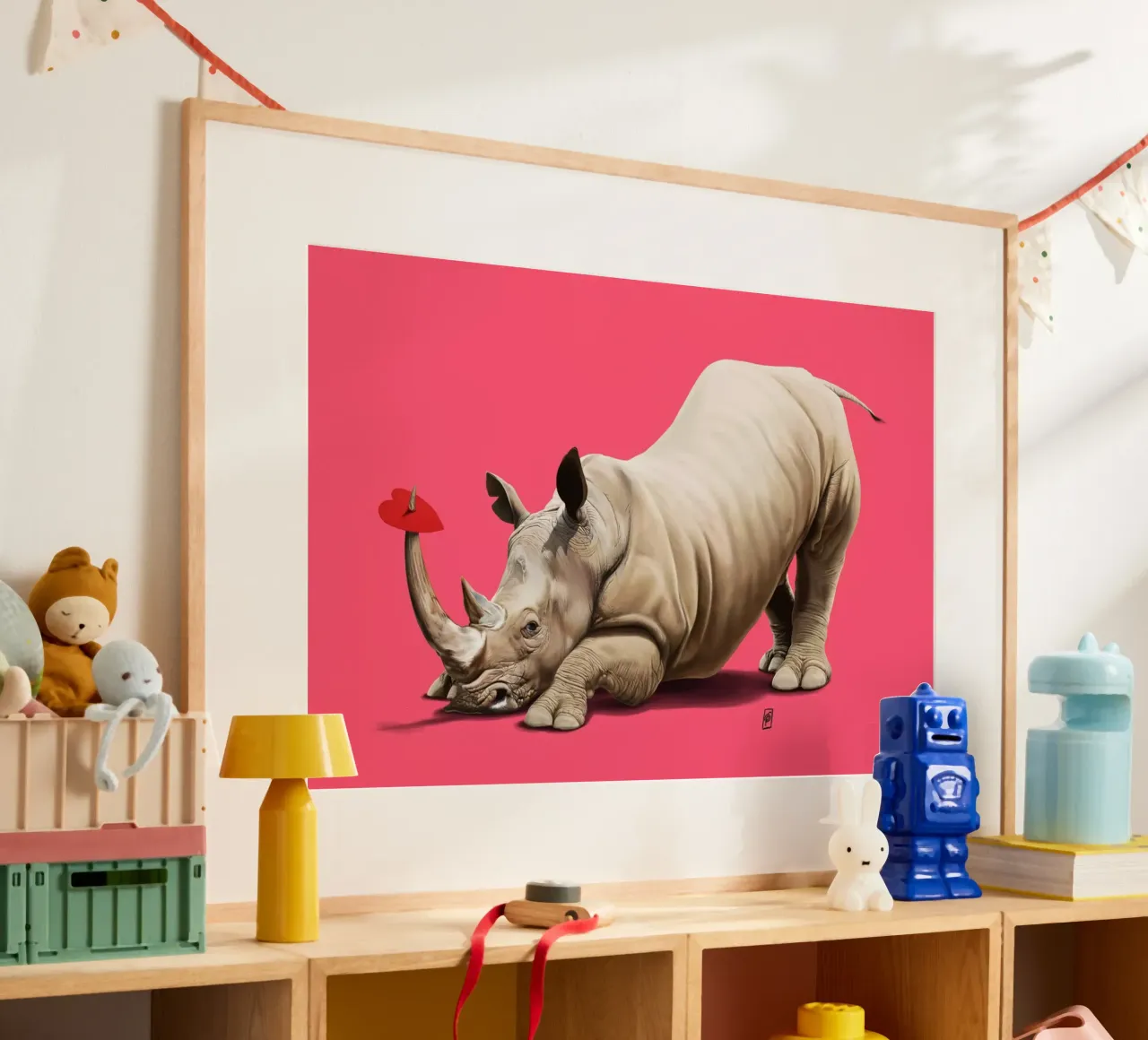 Horny (Colour) hahnemühle by Rob Art | Illustration