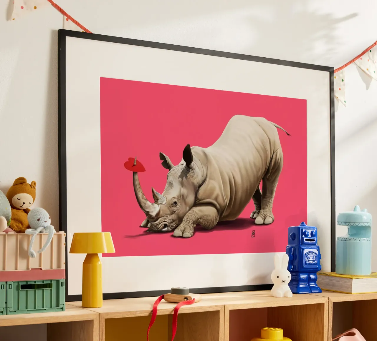 Horny (Colour) hahnemühle by Rob Art | Illustration