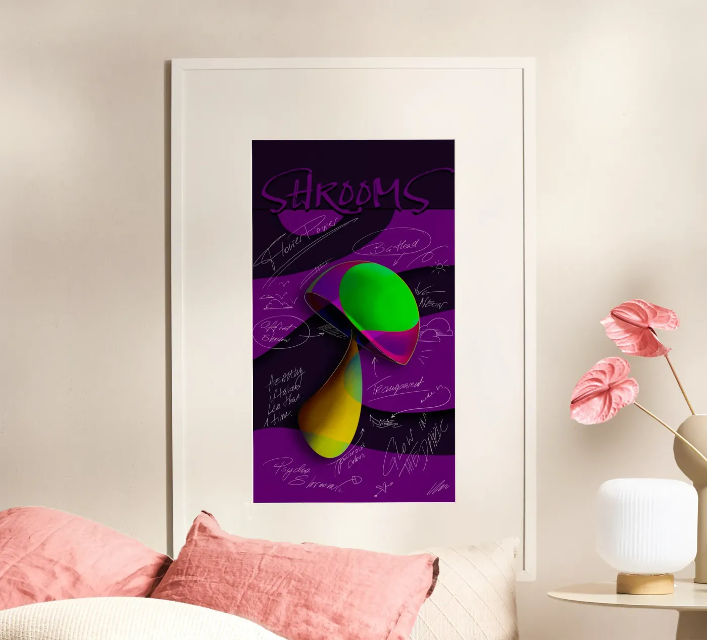 Shrooms poster da Noisebones
