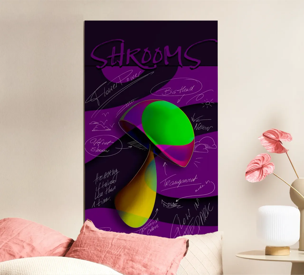 Shrooms Poster von Noisebones