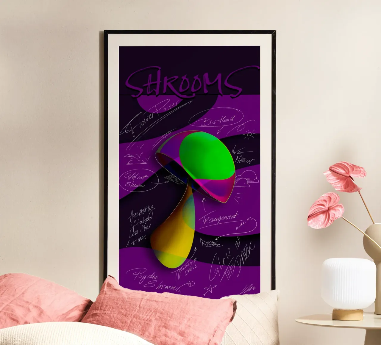Shrooms Poster von Noisebones