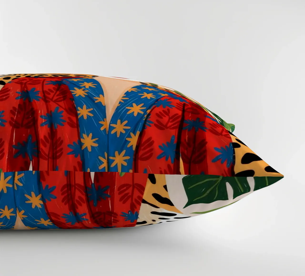 Exotic Jungle Majesty decorative cushion by Silent Hue