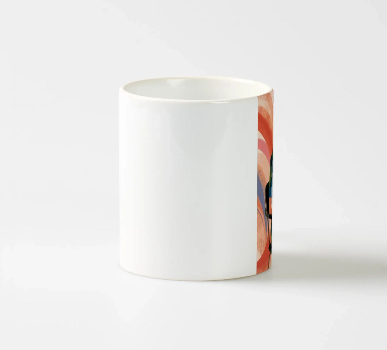 Calma astratta contemplativa tazza in ceramica da Silent Hue