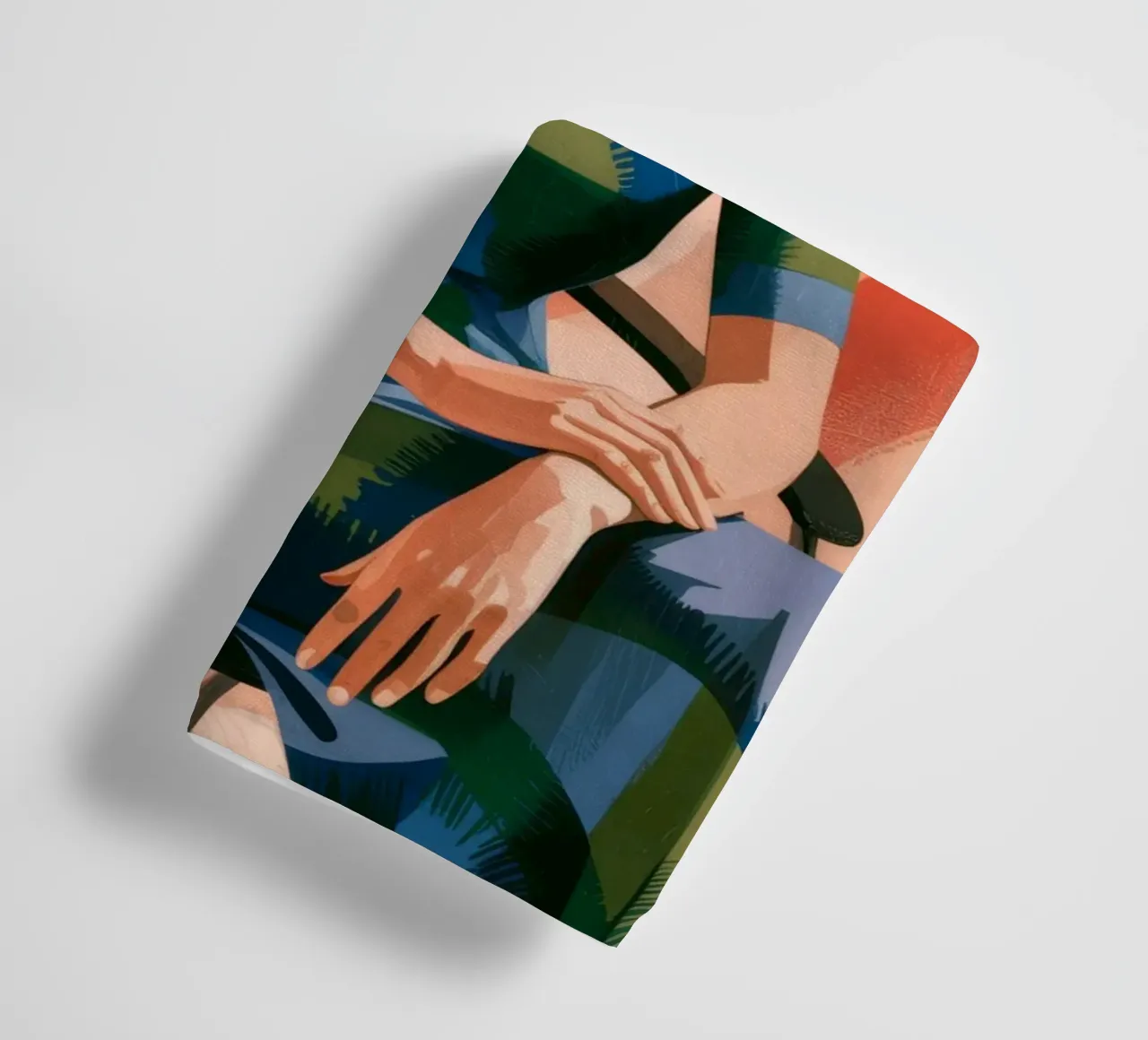 Contemplative Abstract Calm towel by Silent Hue