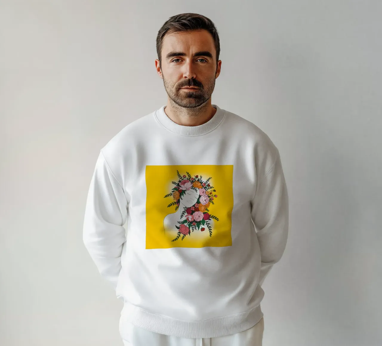 Mystical Lotus Tranquility sweatshirt by Silent Hue