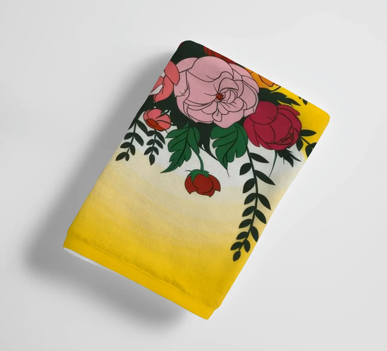 Mystical Lotus Tranquility towel by Silent Hue