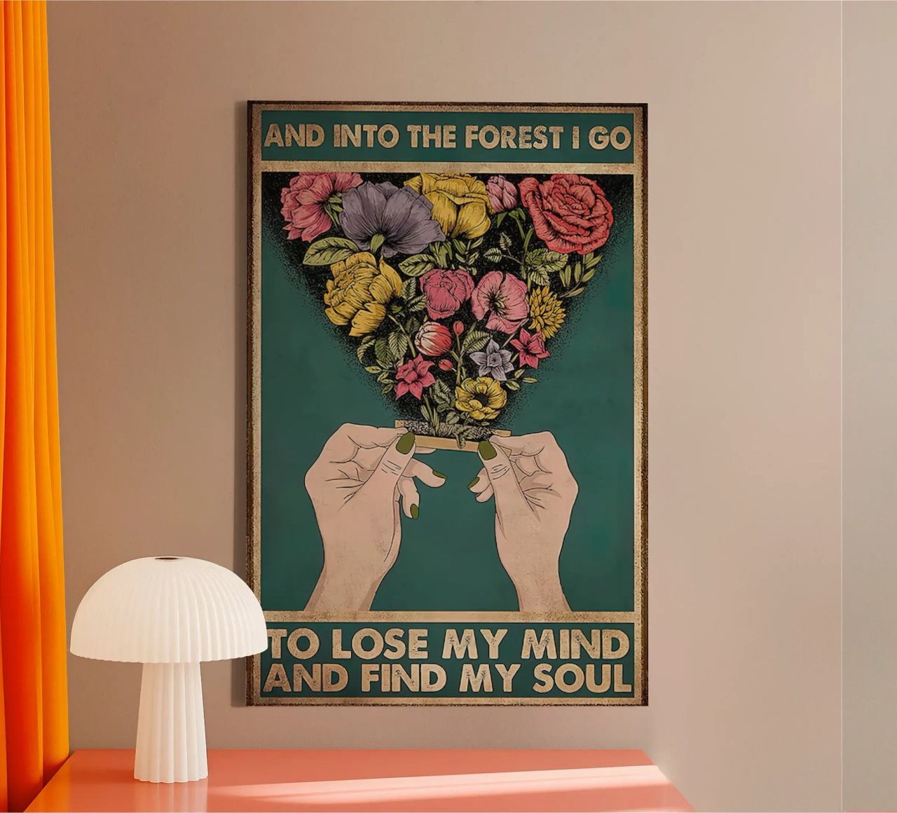 And Into The Forest I Go canvas by American Poster