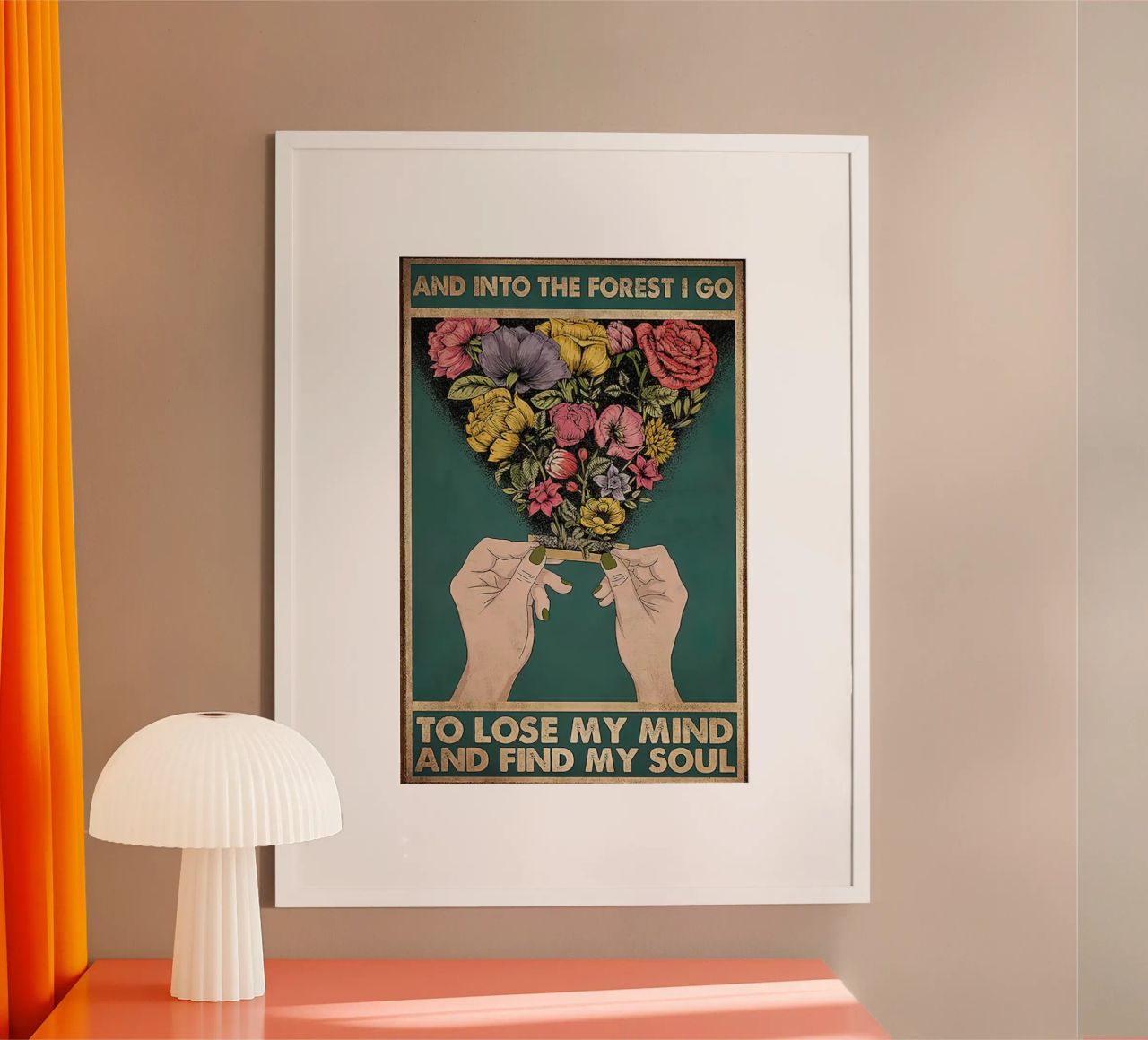 Und ich gehe in den Wald Poster von American Poster