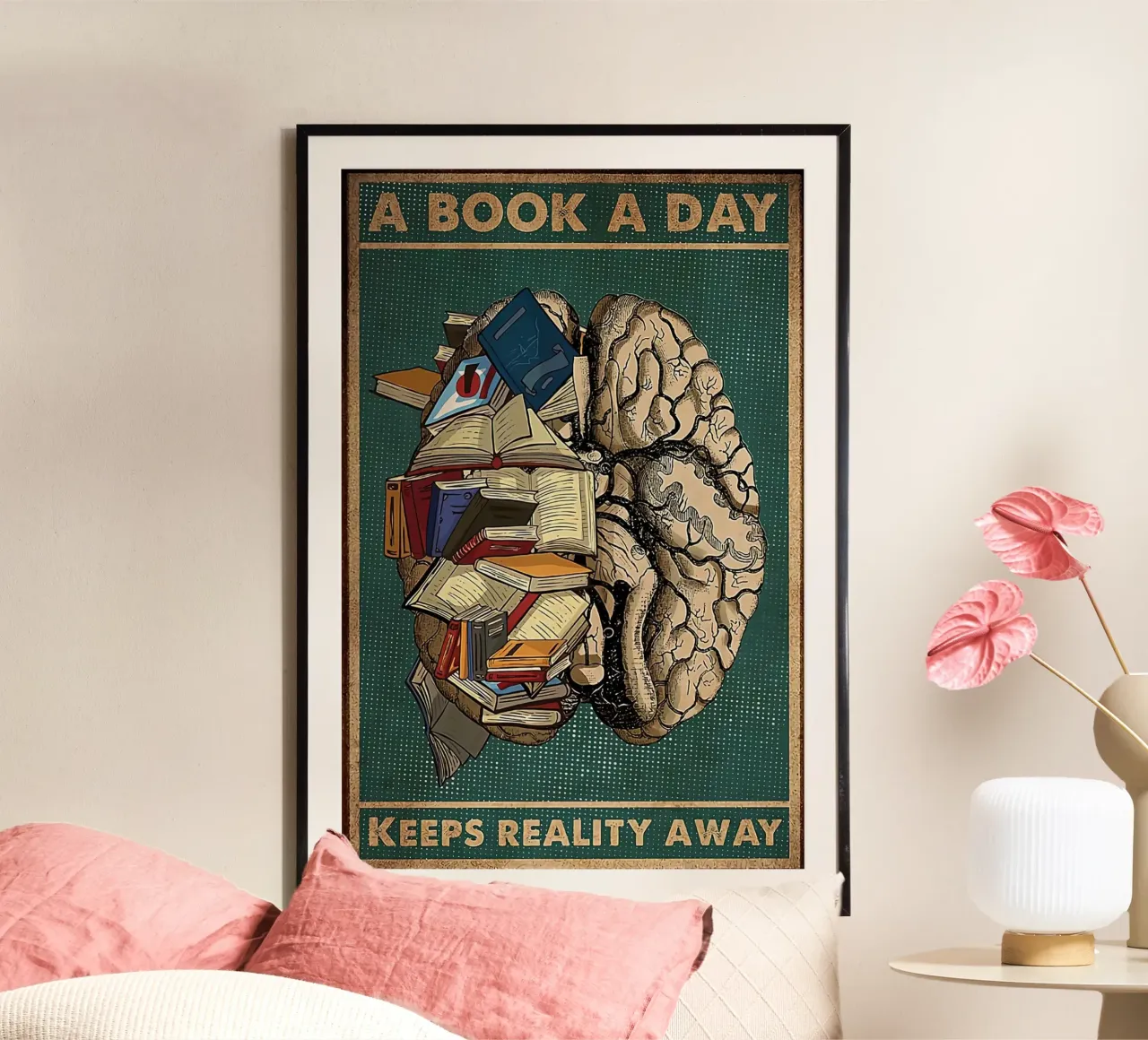 Un libro al día aleja de la realidad hahnemühle de American Poster