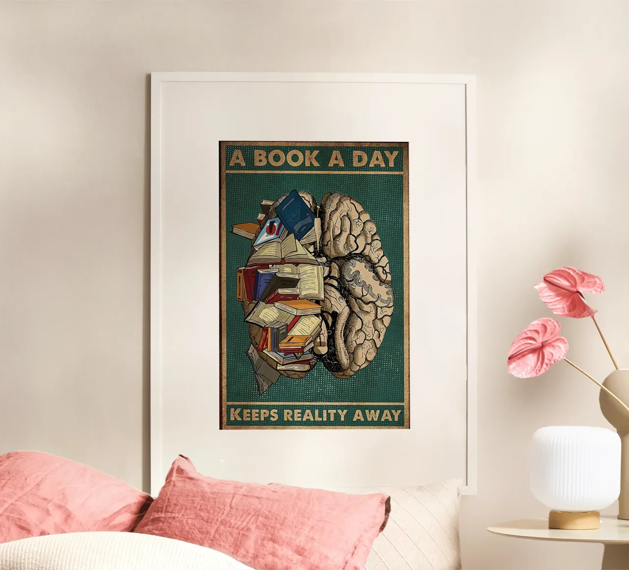Un libro al día aleja de la realidad hahnemühle de American Poster