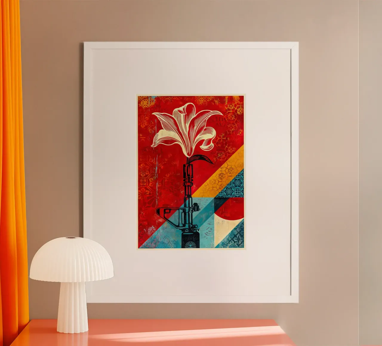 Shepard Fairey Lily 2021 poster da American Poster
