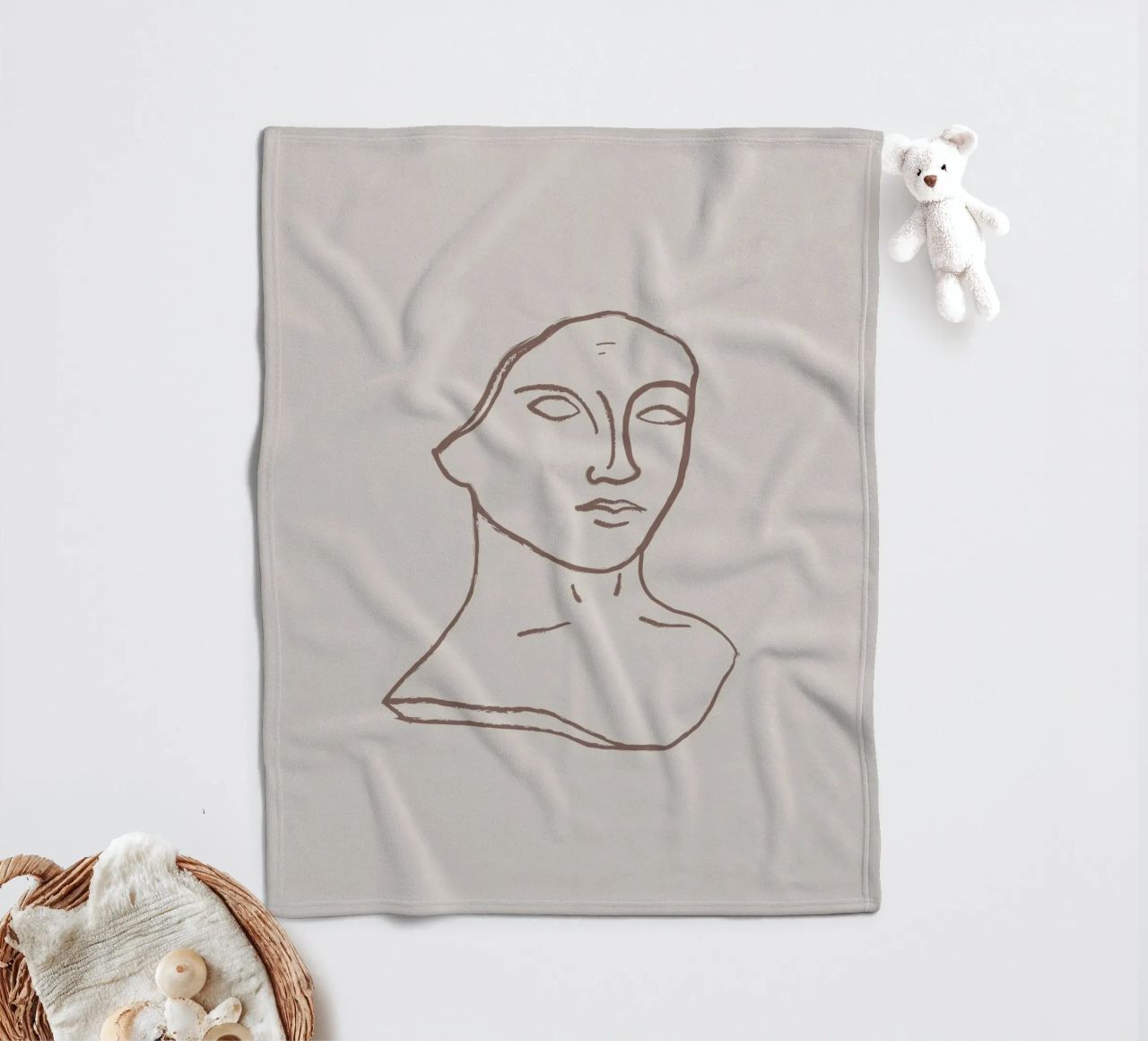 Echo Forms No 01 coperta in pile da treechild