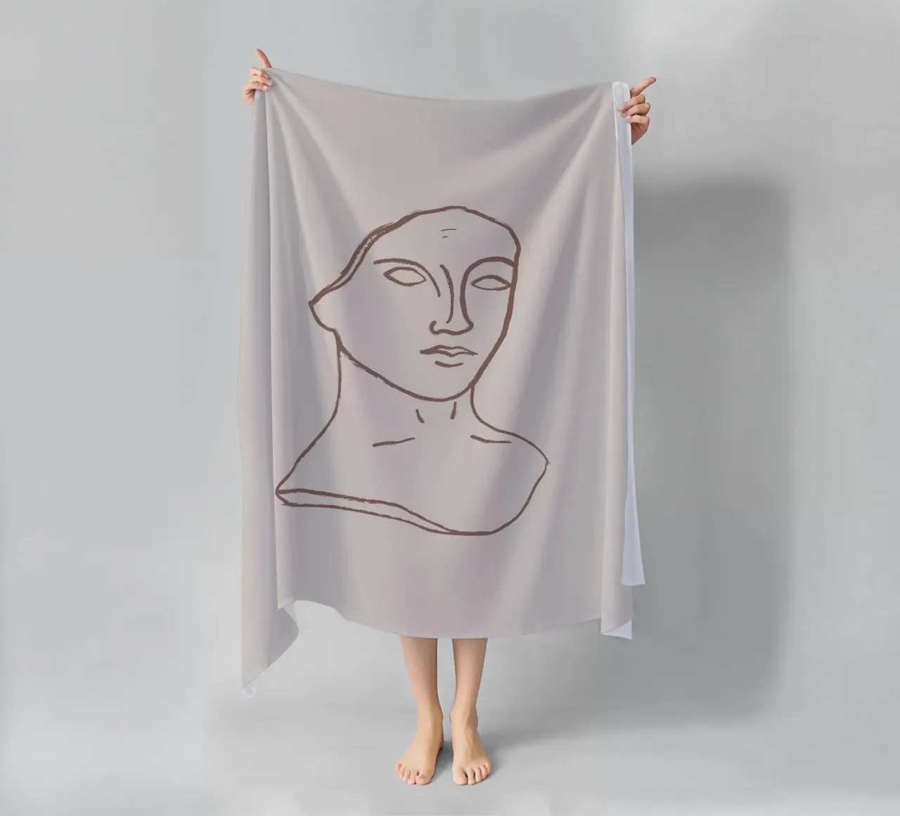 Echo Forms No 01 serviette de plage de treechild