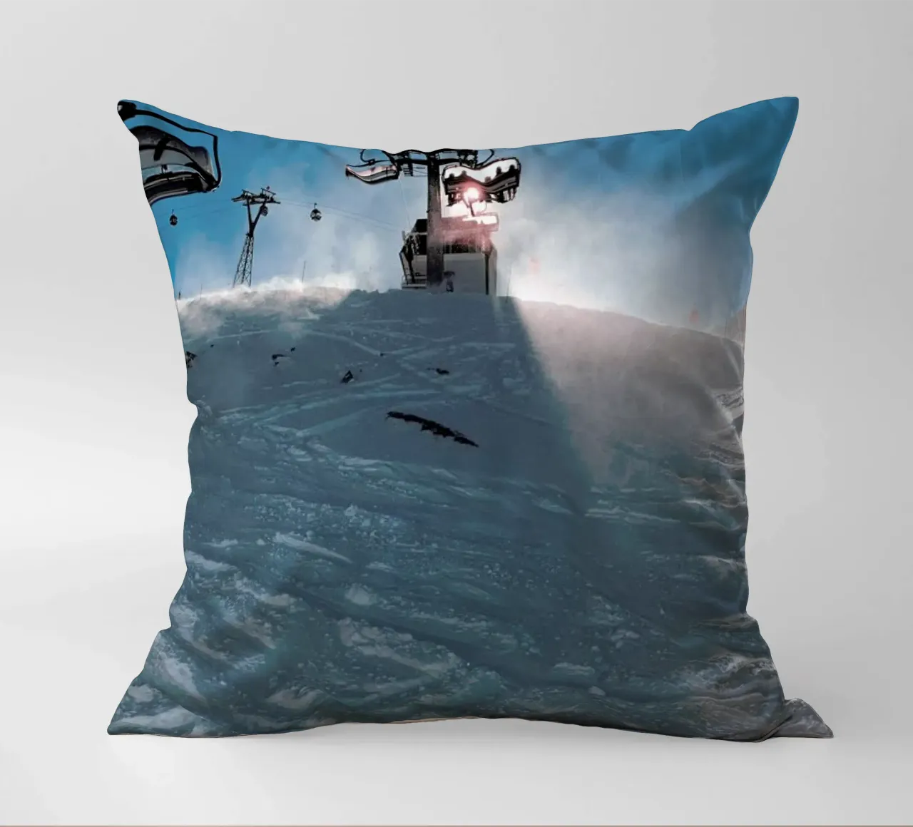 Let's Go Skiing cuscino da Sebastian Hilgetag