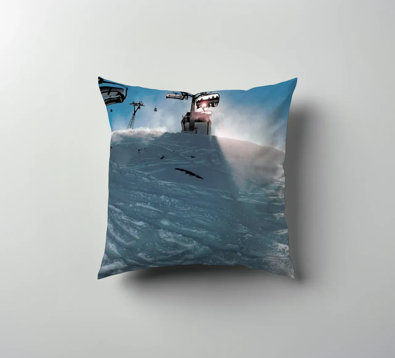Let's Go Skiing cuscino da Sebastian Hilgetag