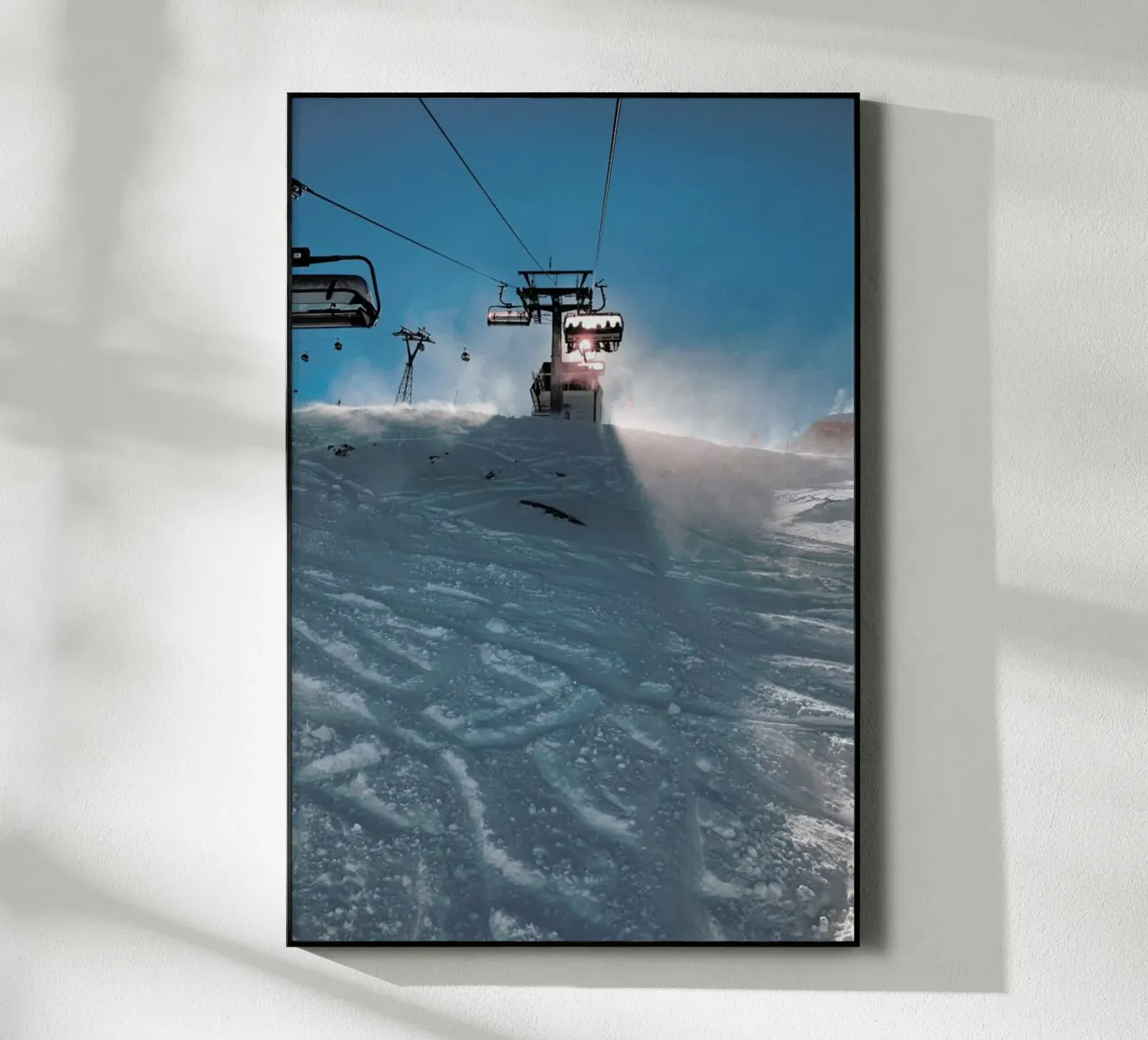 Let's Go Skiing plexiglass da Sebastian Hilgetag