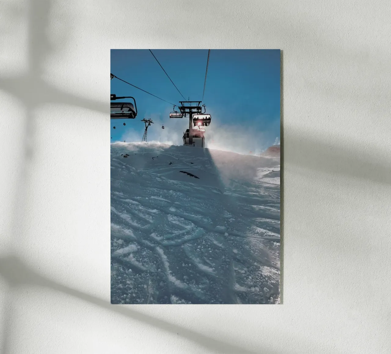 Let's Go Skiing plexiglass da Sebastian Hilgetag