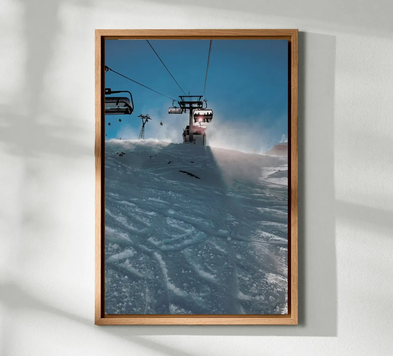 Let's Go Skiing alluminio dibond da Sebastian Hilgetag