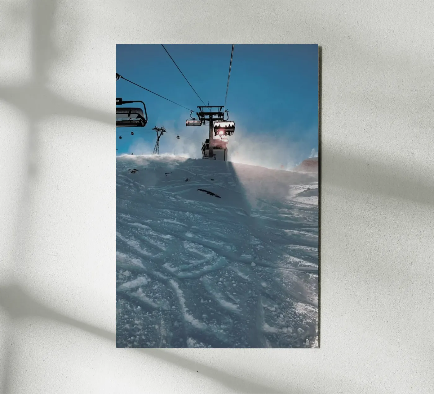 Let's Go Skiing alluminio dibond da Sebastian Hilgetag