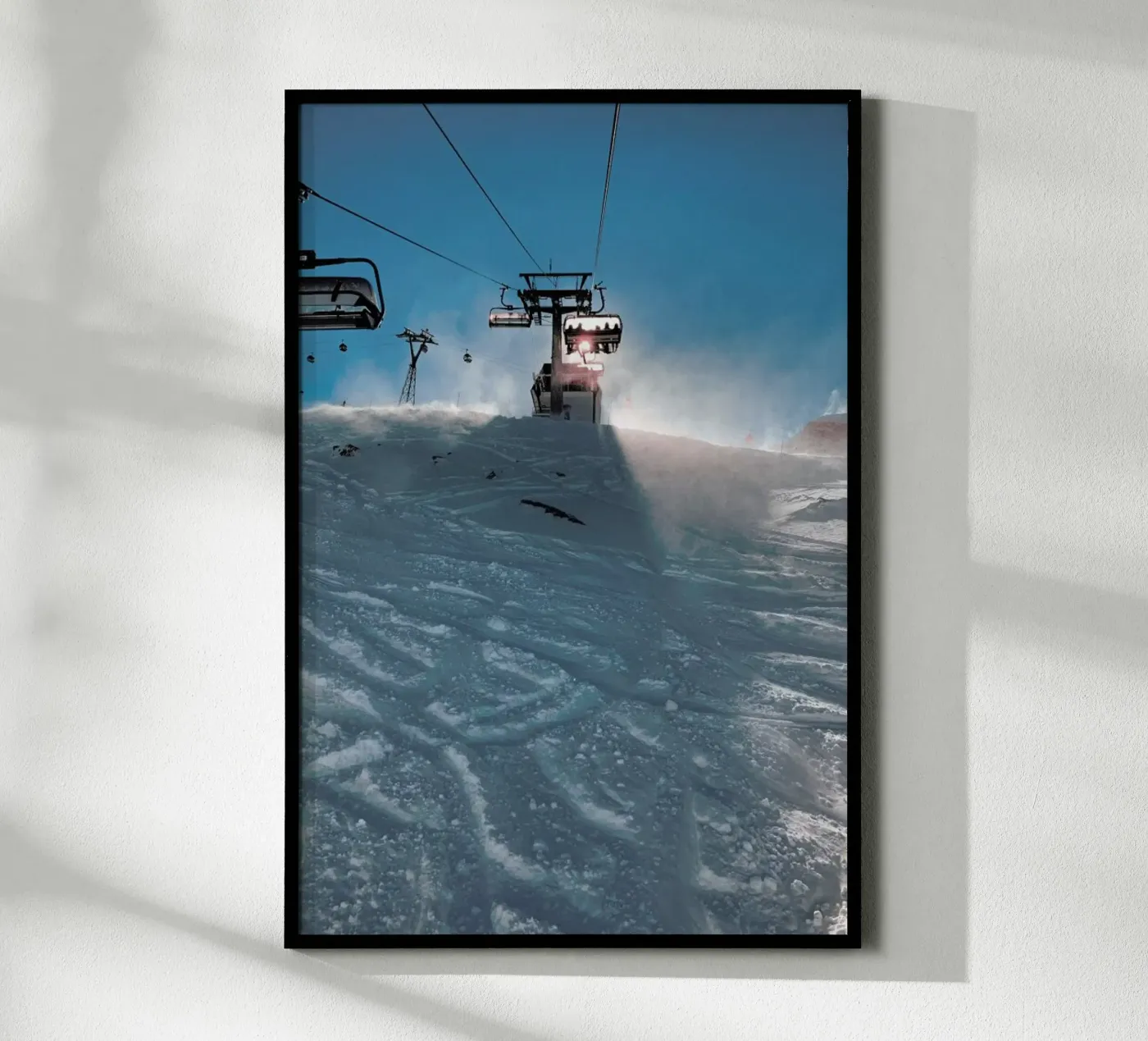 Let's Go Skiing poster van Sebastian Hilgetag