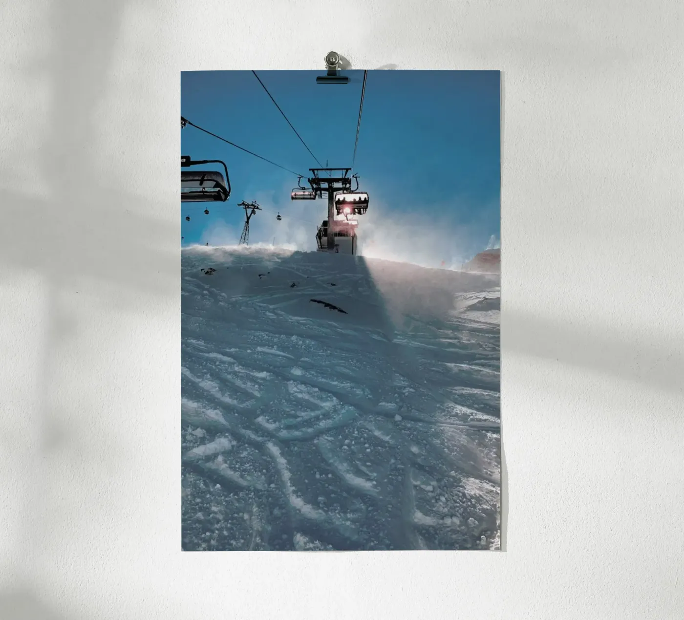 Let's Go Skiing poster van Sebastian Hilgetag