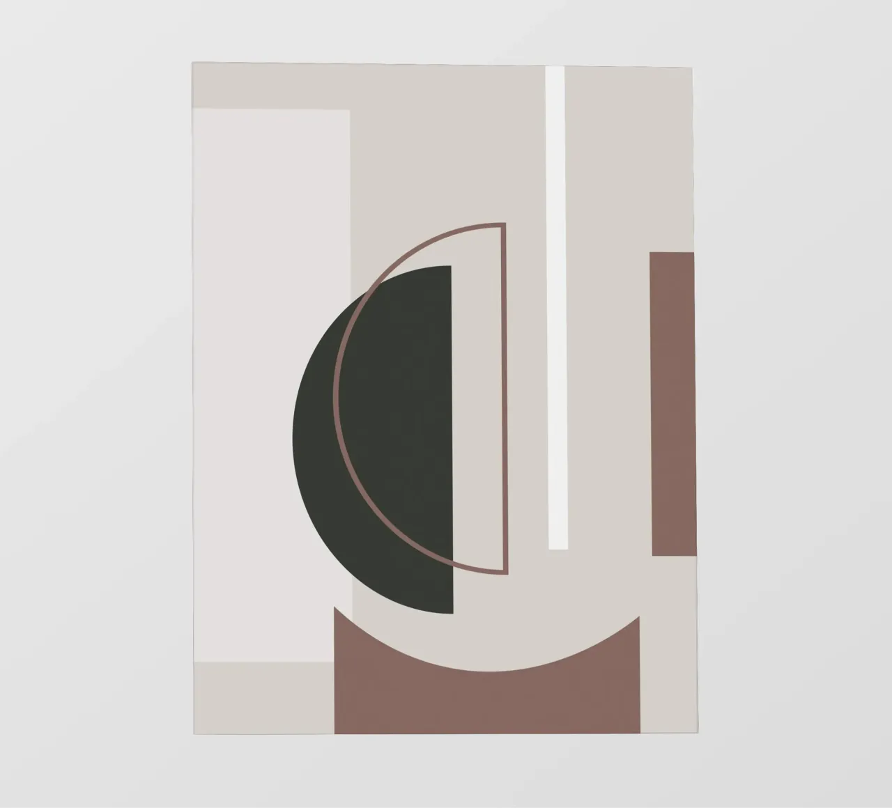 Muted Geometry No 01 pellicola backlit da treechild