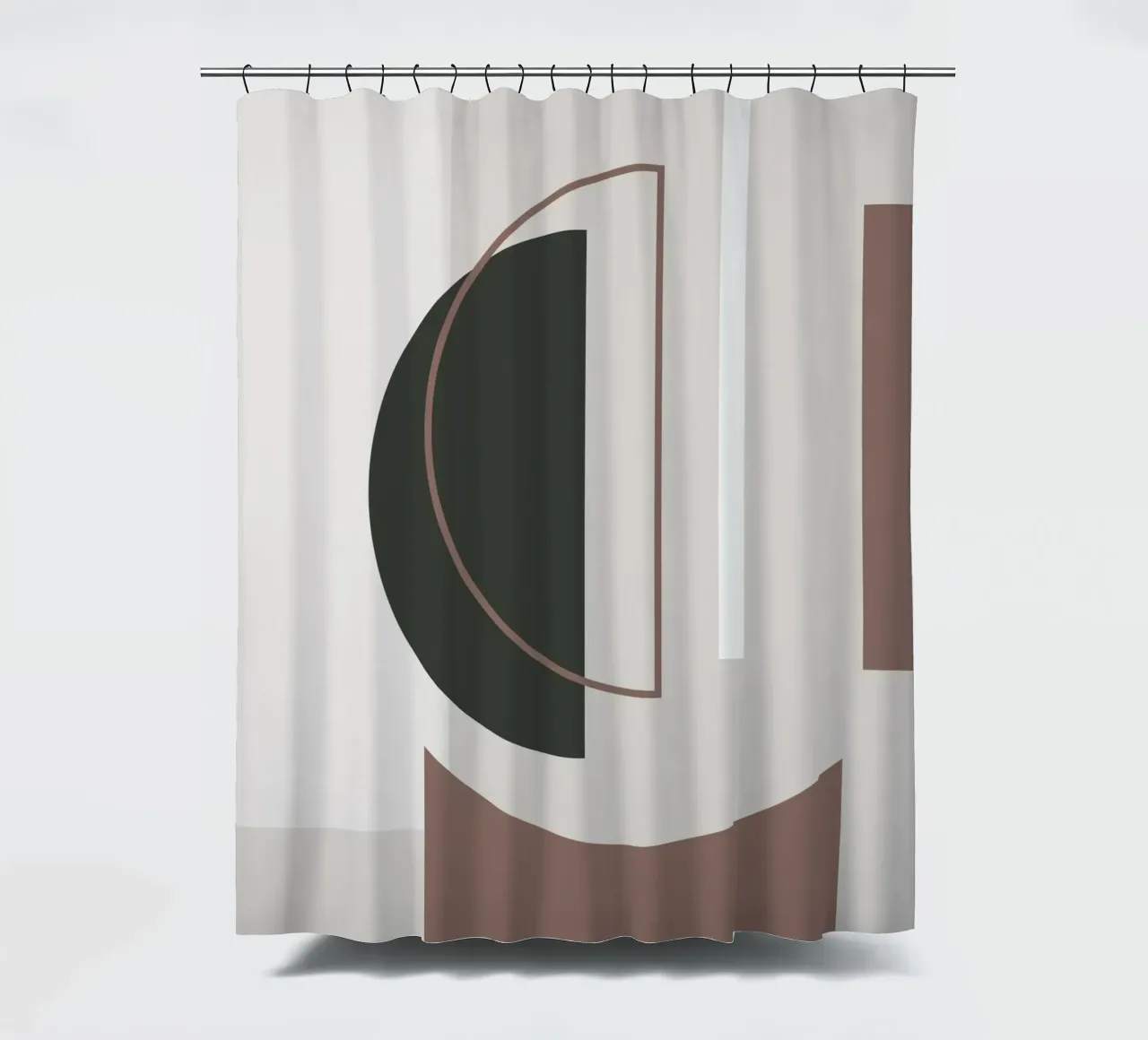 Muted Geometry No 01 tenda da doccia da treechild
