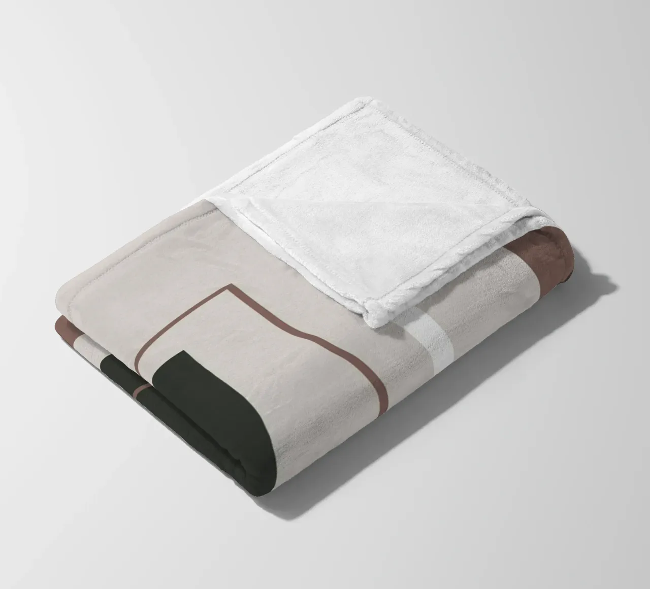 Muted Geometry No 01 coperta in pile da treechild