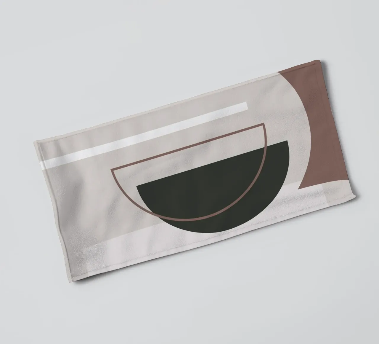 Muted Geometry No 01 asciugamano da bagno da treechild
