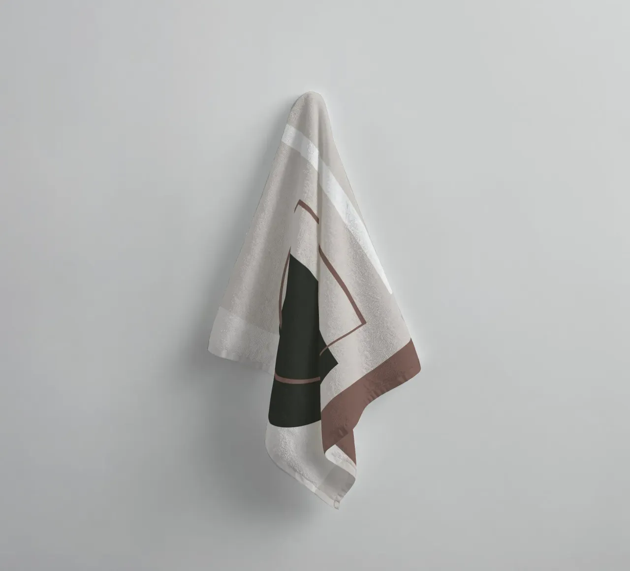 Muted Geometry No 01 asciugamano da bagno da treechild